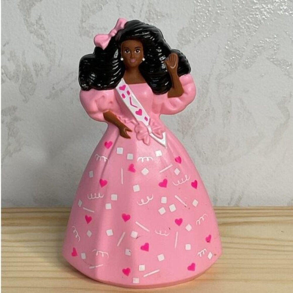 Happy Birthday Barbie 1991 McDonalds Mattel Happy Meal Cake Topper Toy